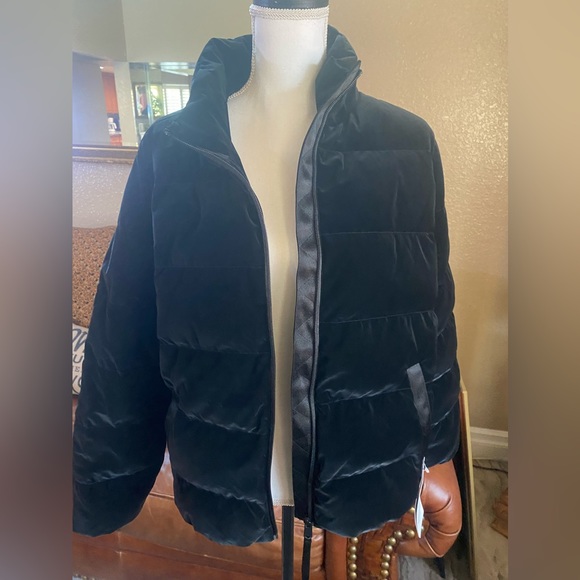 NWT Athleta Venice Odyssey Down Jacket. Velvet Lux, Feather Dry Down Silky Soft - Picture 1 of 10